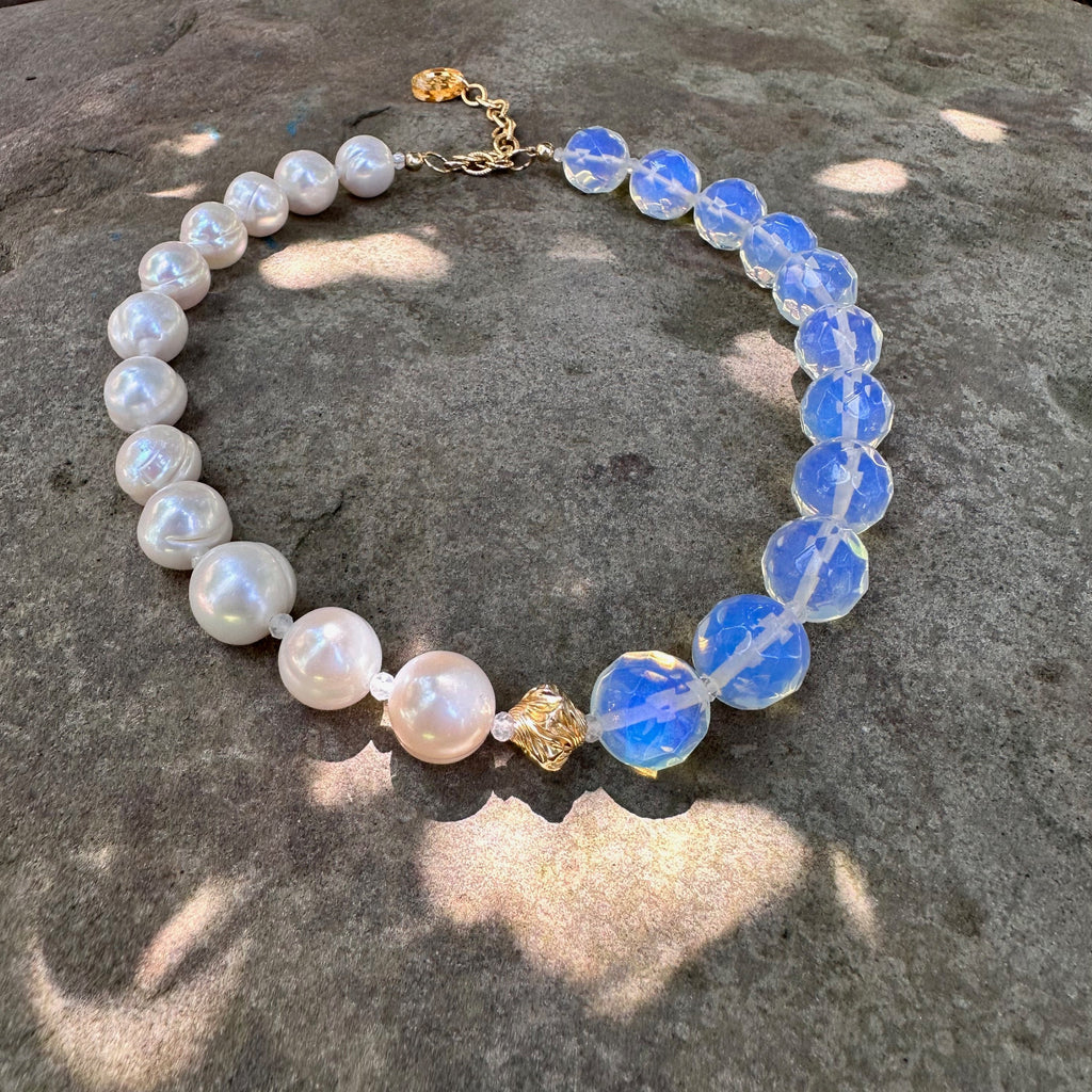 Pearl and Opalite Necklace
