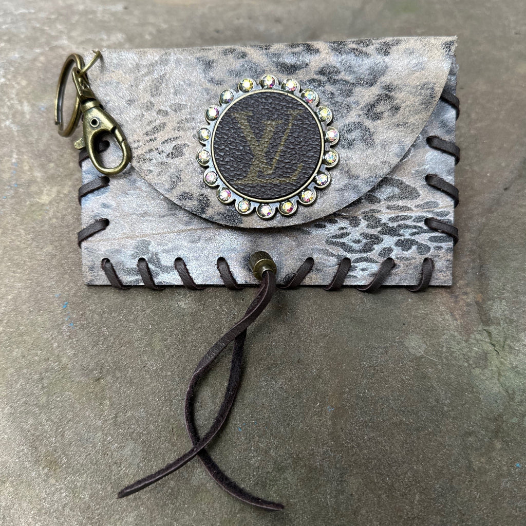 Luxe Christine Animal Print Leather Wallet
