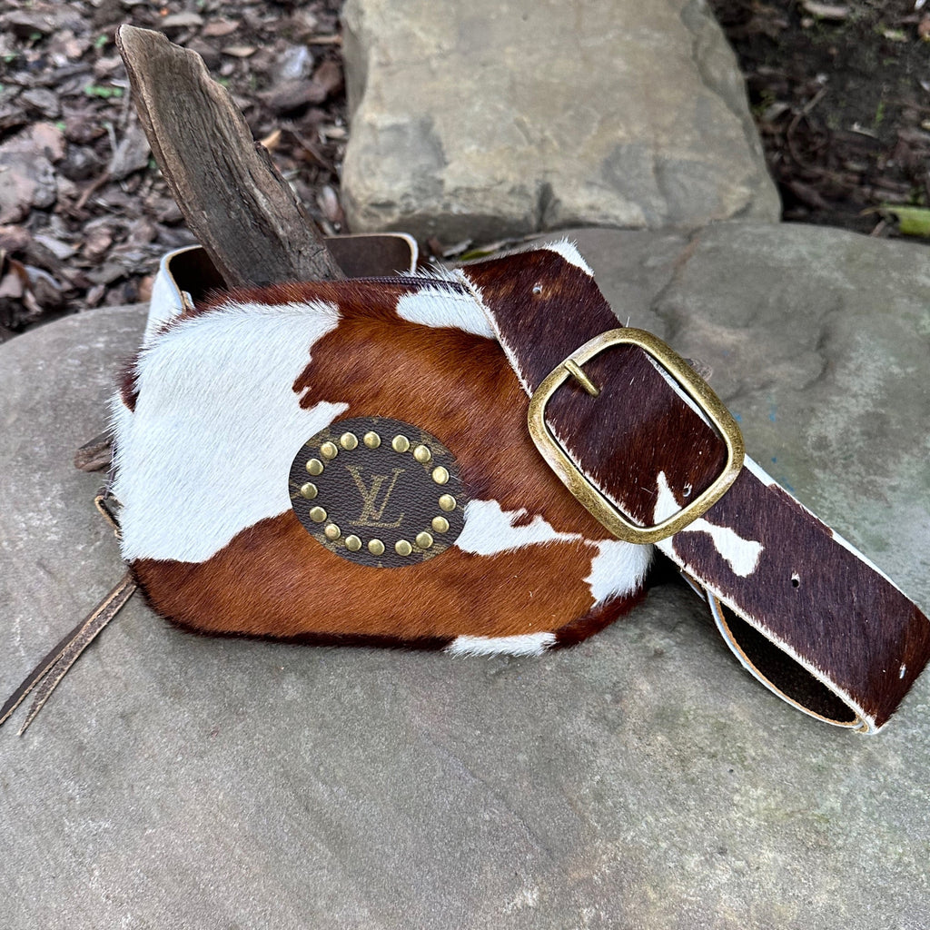 Brown and White Paige Bum Bag