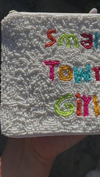 Beaded Small Town Girl Pouch